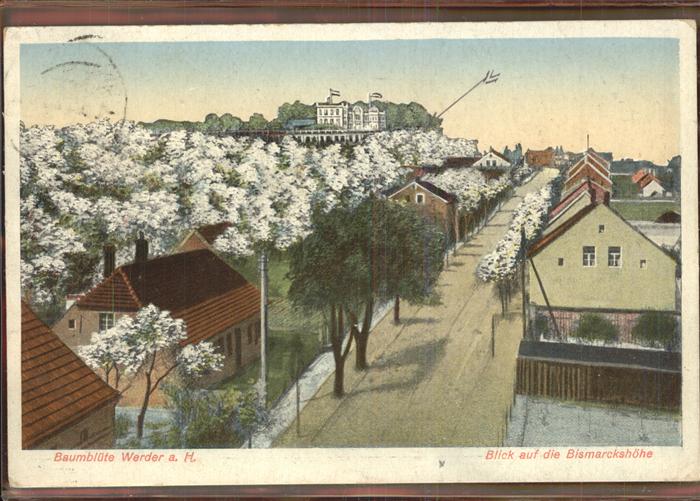 Werder Havel Strassenansicht mit Blick auf die Bisma