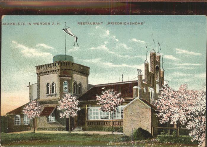 Werder Havel Restaurant Friedrichshöhe