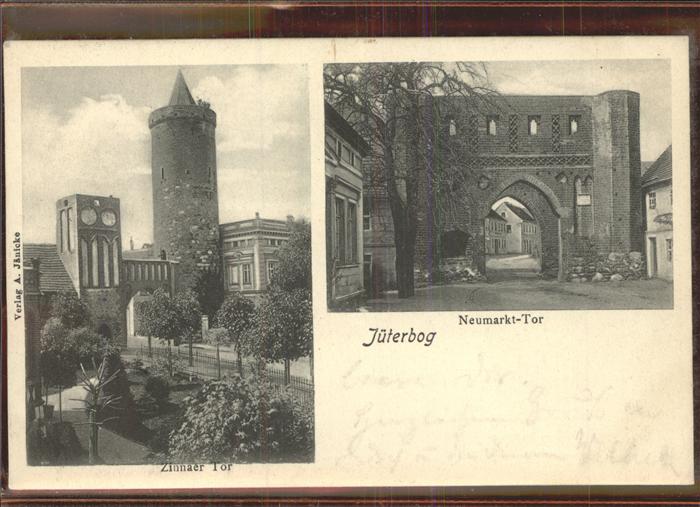 Jueterbog Brandenburg Neumarkt Tor Zinnaer Tor Turm