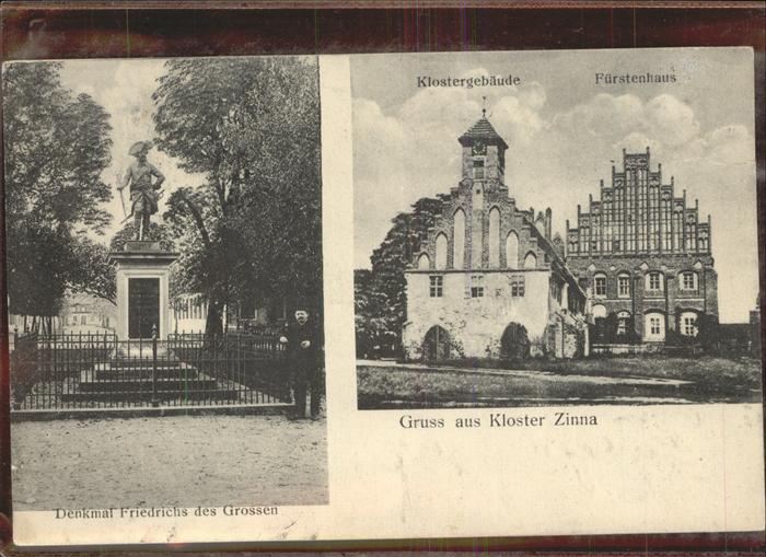 Kloster Zinna Denkmal Friedrich der Grosse Klostergeb