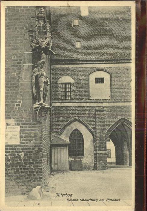 Jueterbog Brandenburg Roland St. Mauritiusgiebel Rathaus