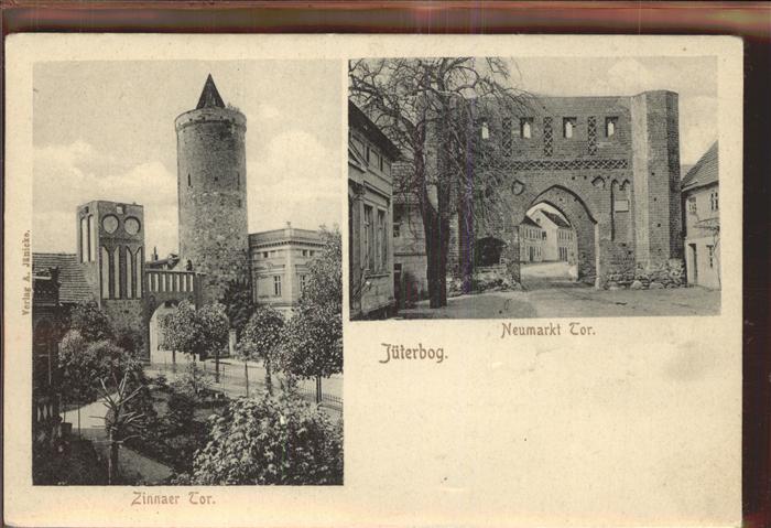 Jueterbog Brandenburg Zinnaer Tor Turm Neumarkt Tor