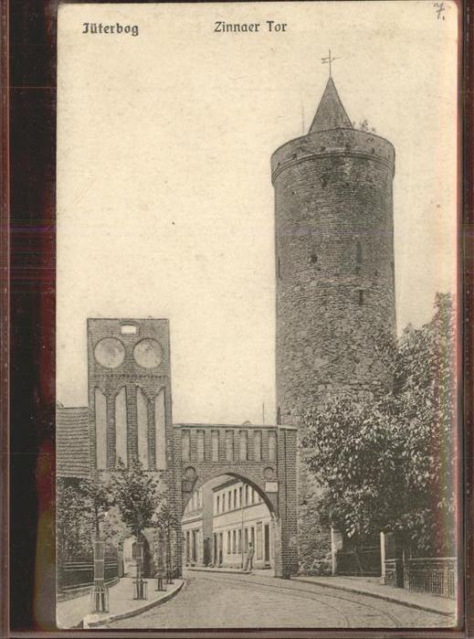 Jueterbog Brandenburg Zinnaer Tor Turm Feldpost