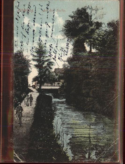 Jueterbog Brandenburg Partie an der Nuthe Uferweg