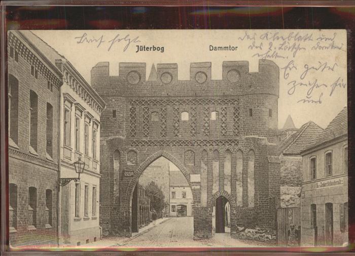 Jueterbog Brandenburg Dammtor Spruch Tafel Keule Feldpost