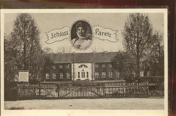 Paretz Schloss Erbauer David Gilly 1797 Koenigin Luise