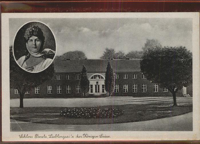 Paretz Schloss Erbauer David Gilly 1797 Koenigin Luise Parkrestaurant Luisenquel