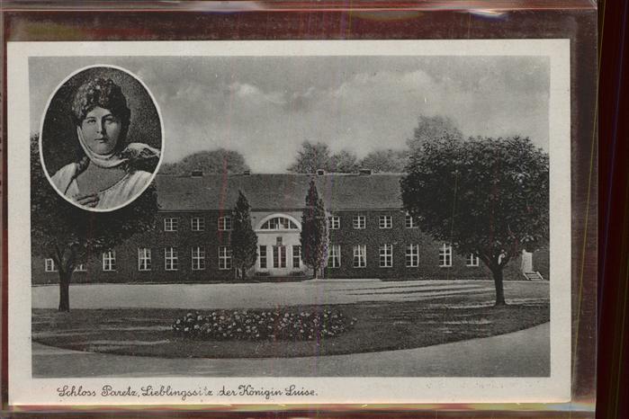 Paretz Schloss Erbauer David Gilly 1797 Koenigin Luise Parkrestaurant Luisenquel