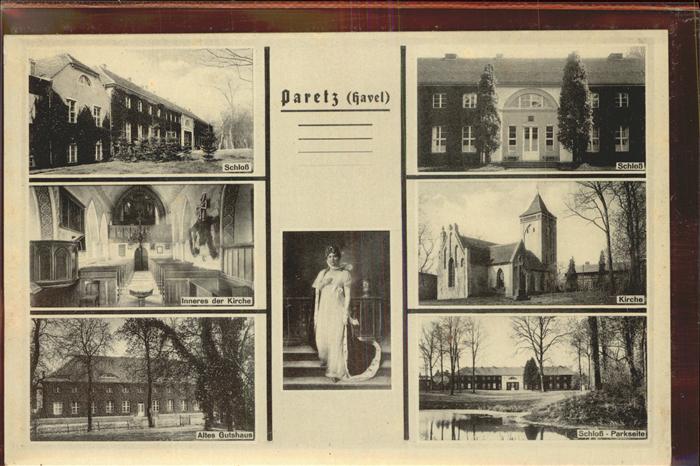 Paretz Schloss Erbauer David Gilly 1797 Kirche
