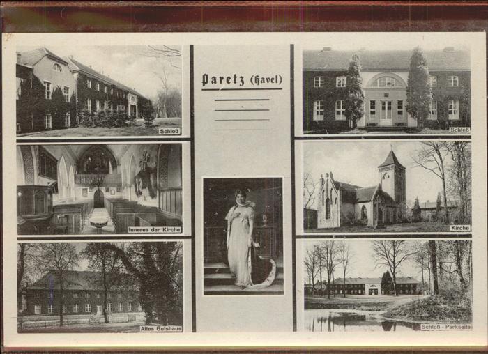 Paretz Schloss Erbauer David Gilly 1797 Kirche