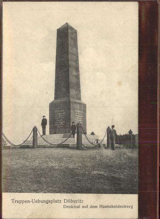 Dallgow Truppenübungsplatz Denkmal Hasenheidenb