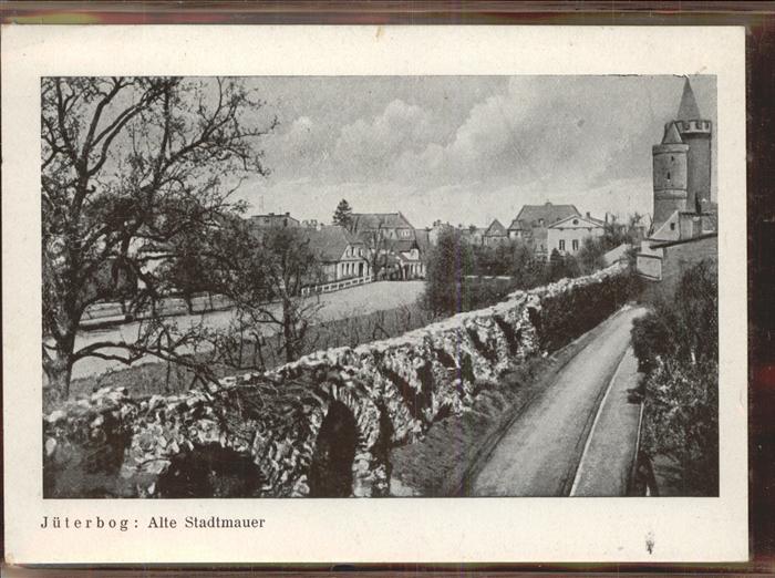 Jueterbog Brandenburg Alte Stadtmauer mit historischen Festungstuermen