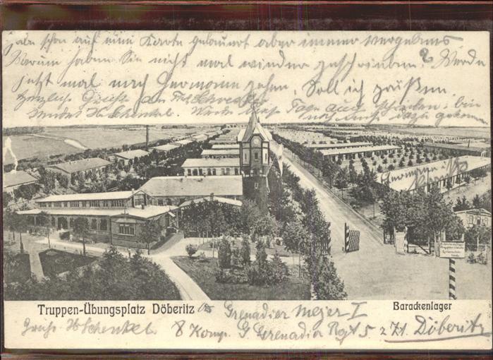 Dallgow Truppenübungsplatz Barackenlager