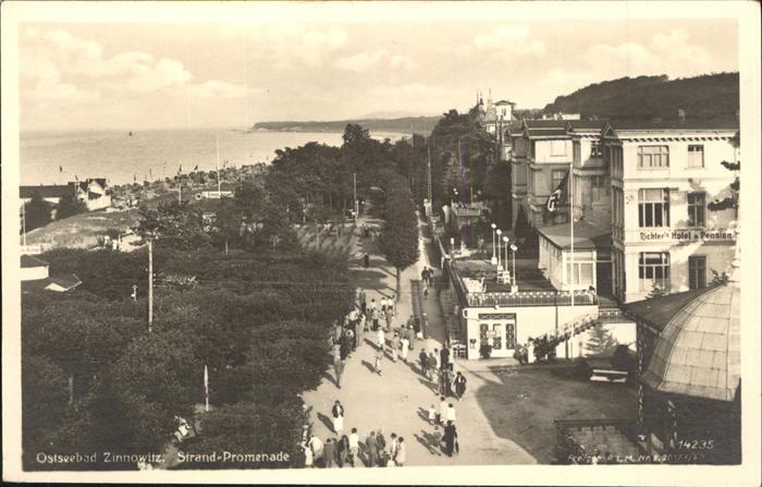 Zinnowitz Ostseebad Usedom Strand-Promenade
