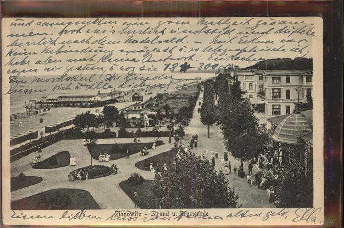 Zinnowitz Ostseebad Usedom Strand-Promenade
