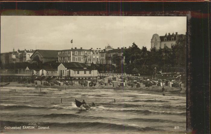 Bansin Ostseebad Strand mit div.Villen