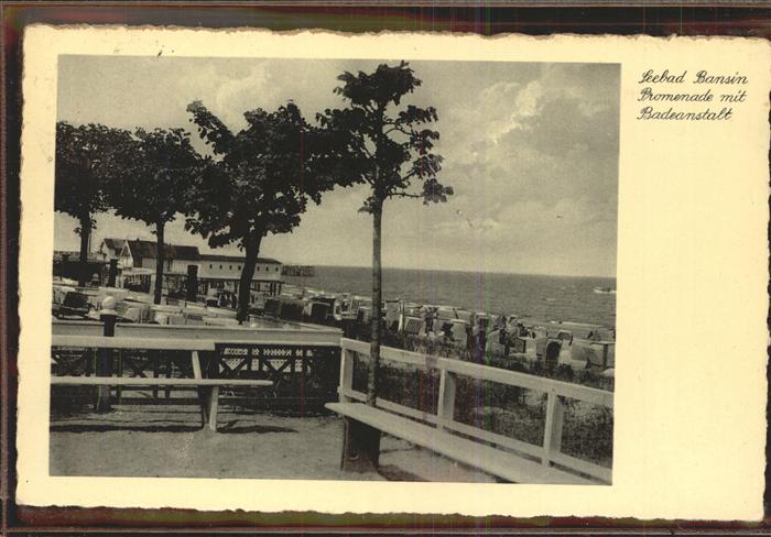 Bansin Ostseebad Strandpromenade
