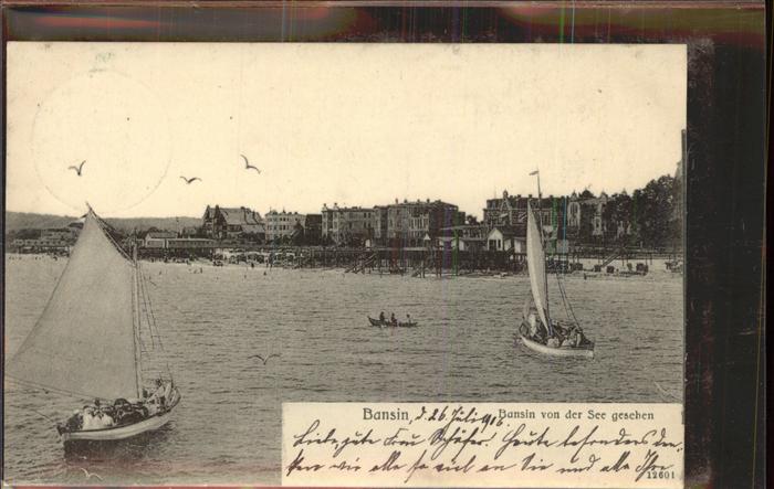 Bansin Ostseebad Strand mit div.Villen