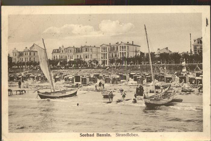 Bansin Ostseebad Strandleben