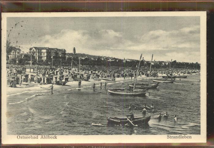 Ahlbeck Ostseebad Insel Usedom Strandleben