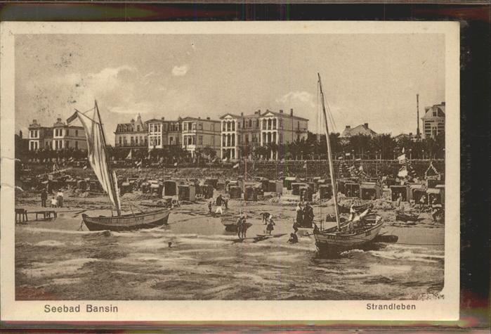 Bansin Ostseebad Strandleben