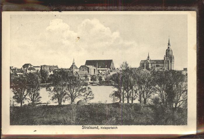 Stralsund Mecklenburg Vorpommern Knieperteich