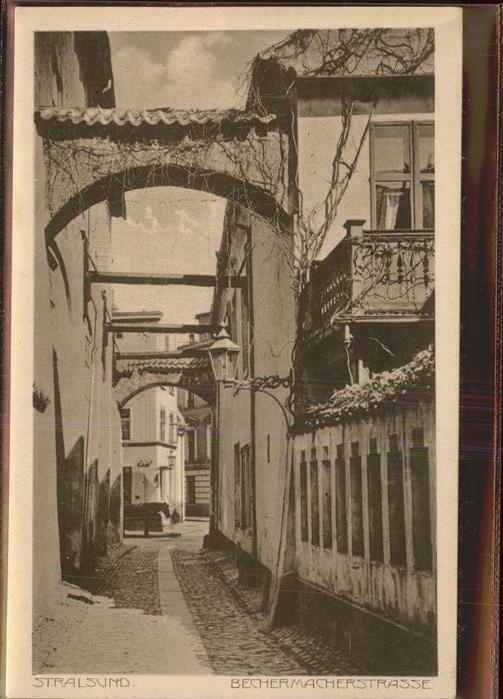 Stralsund Mecklenburg Vorpommern Bechermacherstr.