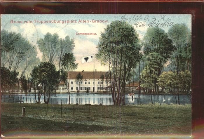 Alten-Grabow Truppenuebungsplatz Commandantur