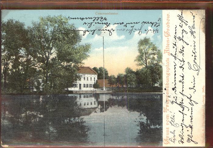 Alten-Grabow Truppenübungsplatz See Commandantur