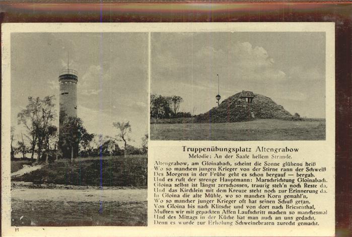 Altengrabow Melodie: An der Saale hellem Strande