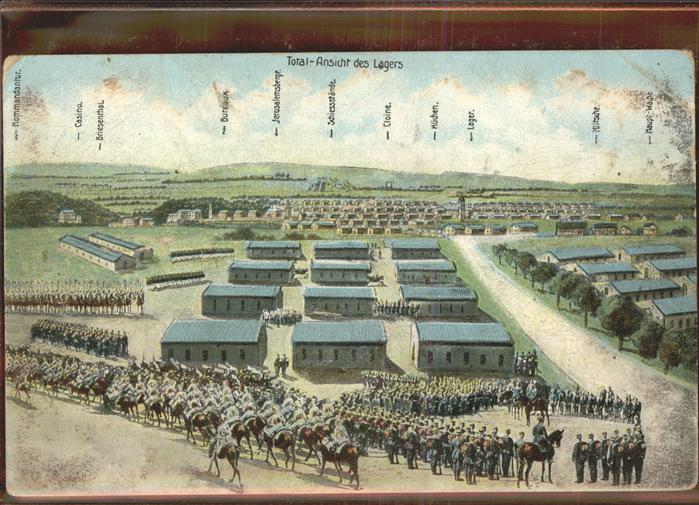 Alten-Grabow Ansicht Lager Soldaten Baracken