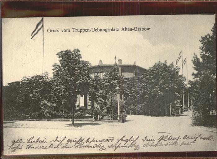 Alten-Grabow Truppen-Uebungsplatz Fahne