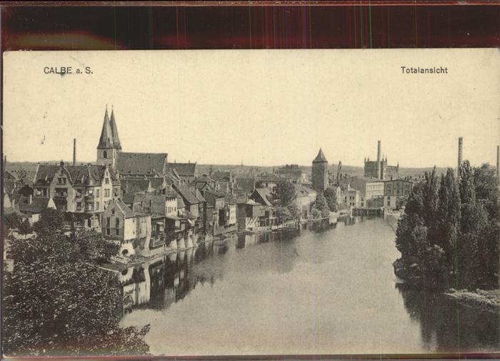 Calbe Saale Totalansicht