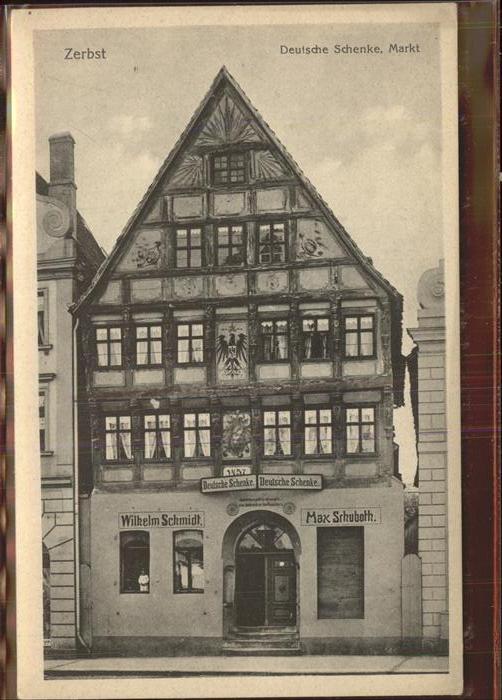 Zerbst Deutsche Schenke Markt