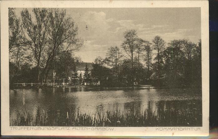 Alten-Grabow Truppenuebungsplatz Kommandantur See