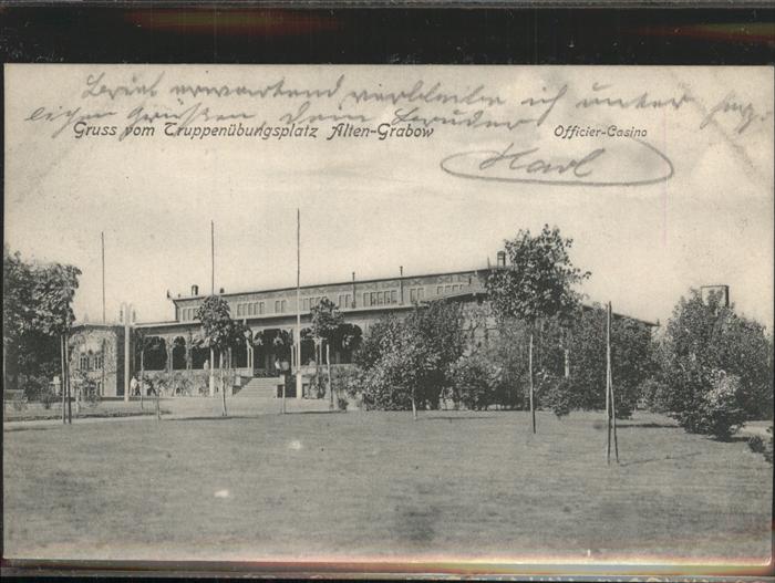 Alten-Grabow Truppenübungsplatz Officier-Casino