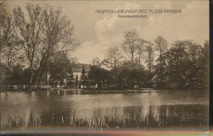 Alten-Grabow Truppen-Uebungsplatz Kommandantur