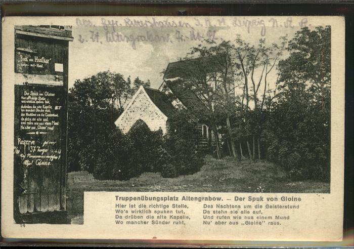 Altengrabow Spuk Gloine