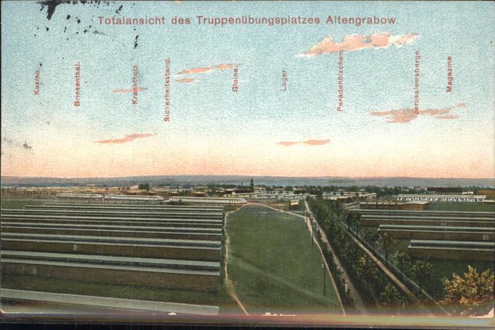 Altengrabow Aussicht Truppenübungsplatz Baracken