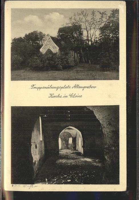 Altengrabow Truppenübungsplatz Kirche Gloine