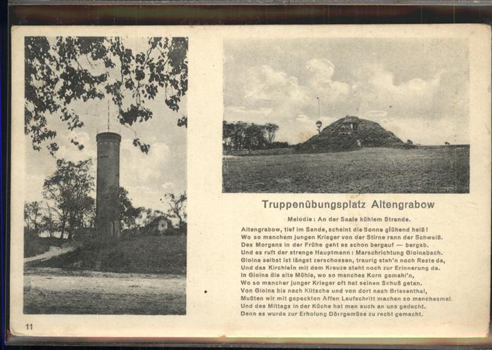 Altengrabow Melodie Truppenübungsplatz Turm
