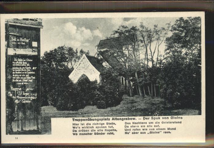 Altengrabow Spuk v. Gloine
