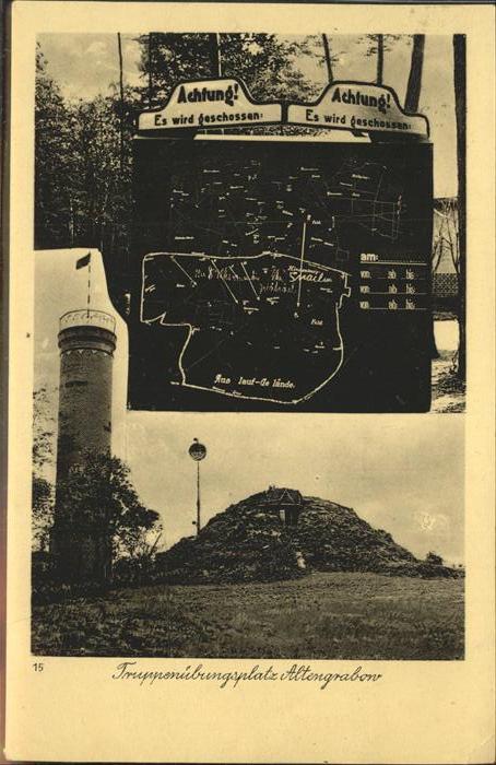 Altengrabow Warnschild Truppenübungsplatz