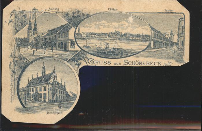 Schoenebeck Elbe Breite Weg Elbthor Salztor