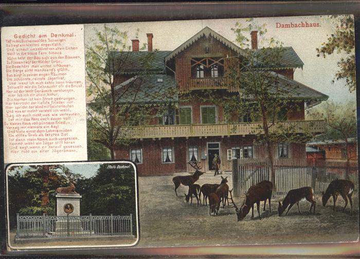 Thale Harz Dambachhaus Pheil's Denkmal Gedicht