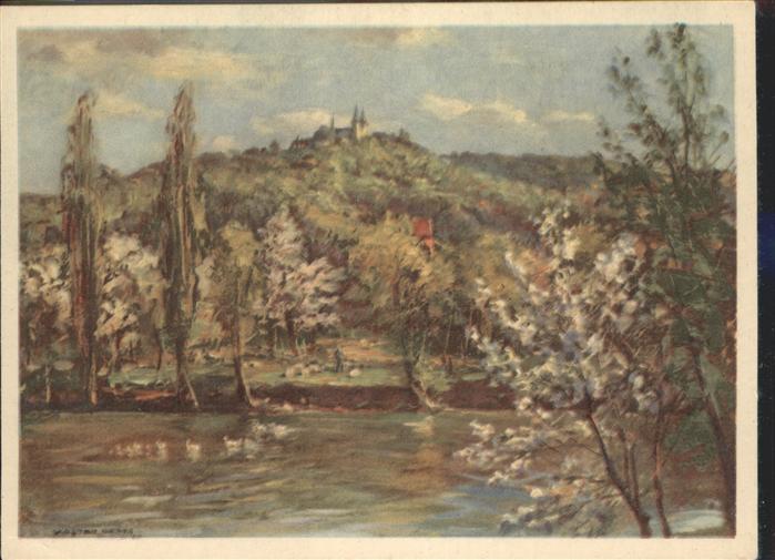 Halberstadt Huysburg nach Gemälde von Walter Gemm