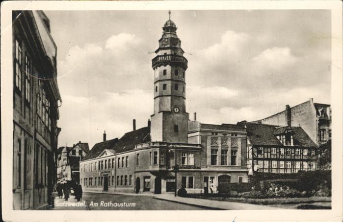 Salzwedel Am Rathausturm