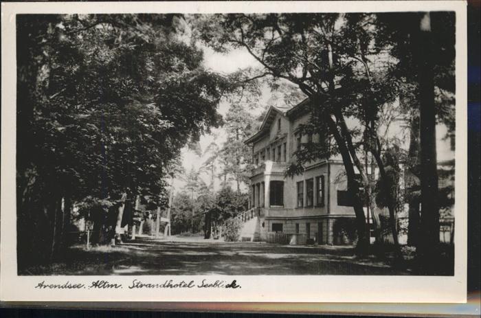 Arendsee Altmark Strandhotel Seeblick