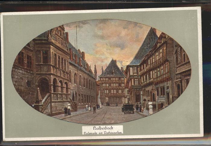 Halberstadt Holzmarkt Rathauserker