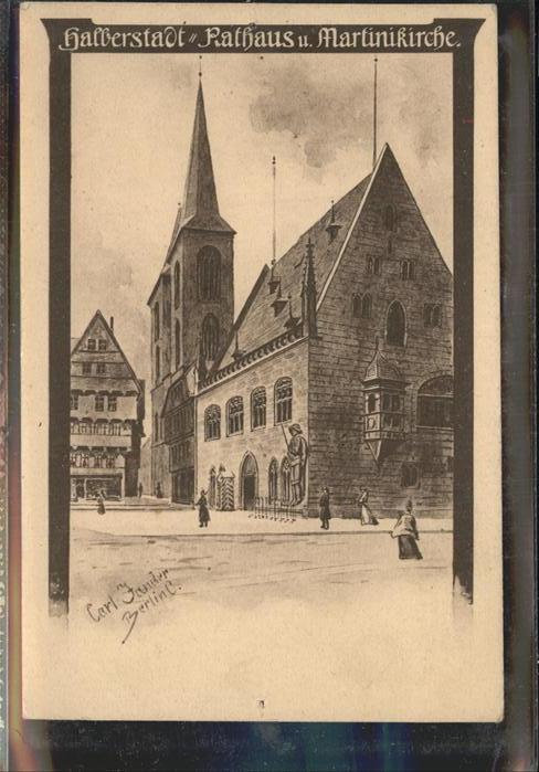 Halberstadt Rathaus  Martinikirche